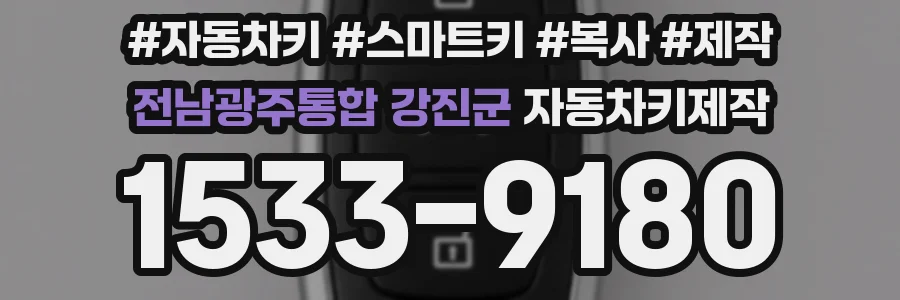 전남광주통합 강진군 자동차키제작