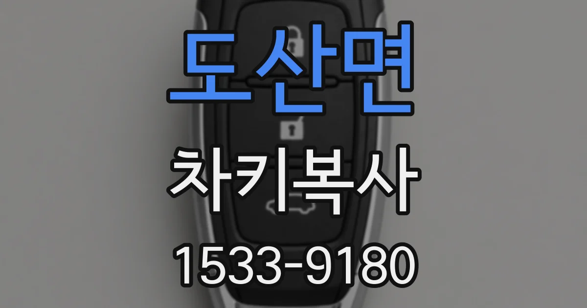 도산면 차키복사