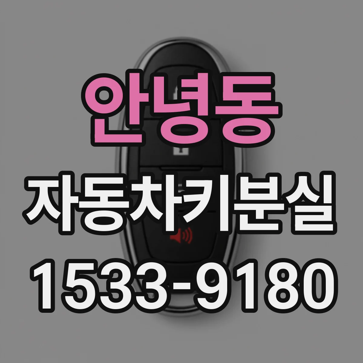 안녕동 자동차키분실