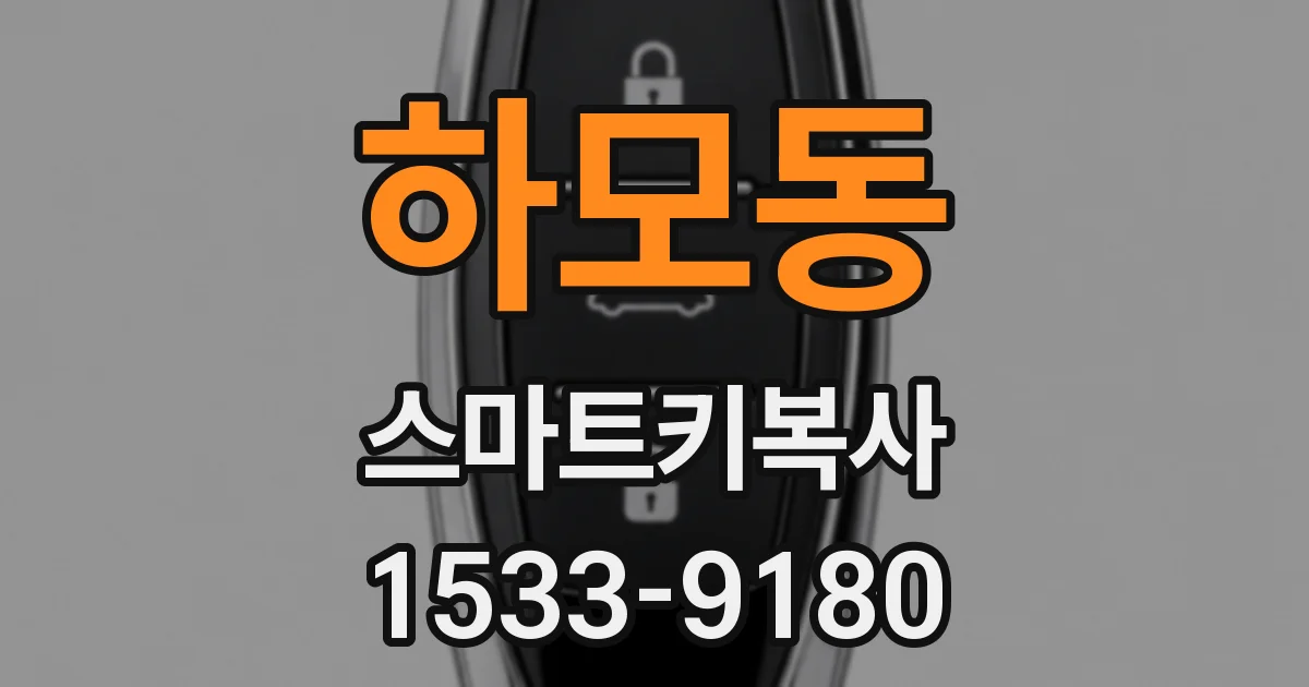 하모동 스마트키복사