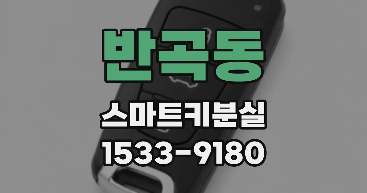 반곡동 스마트키분실