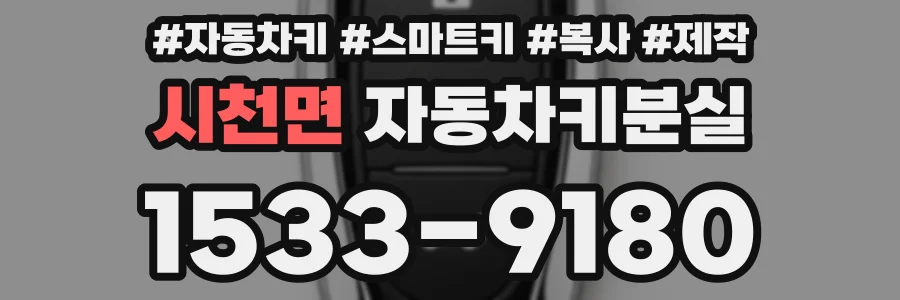 시천면 자동차키분실