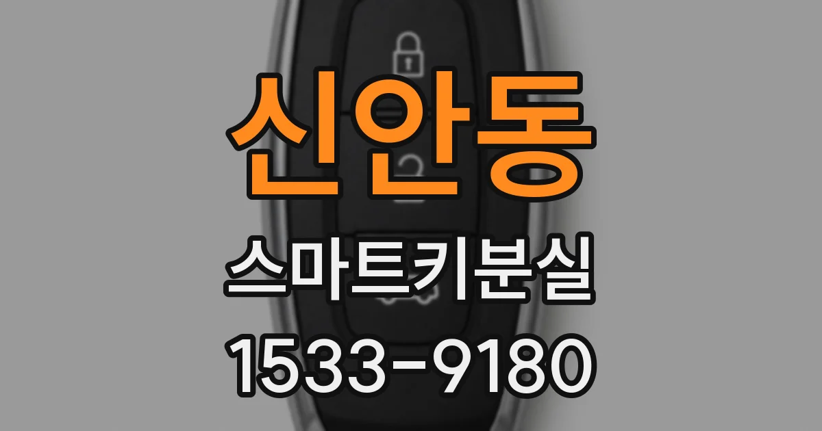 신안동 스마트키분실