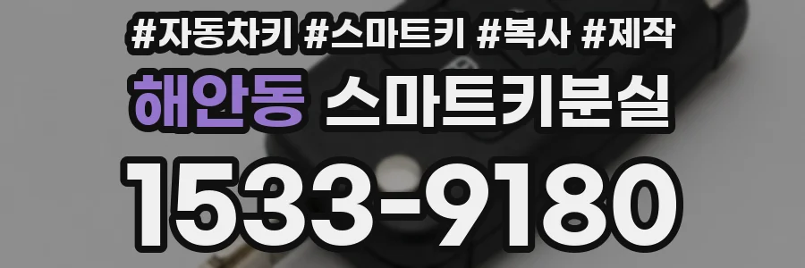 해안동 스마트키분실