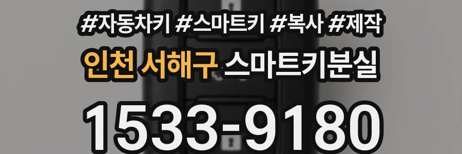 인천 서해구 스마트키분실