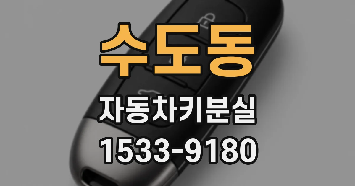 수도동 자동차키분실