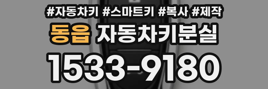 동읍 자동차키분실