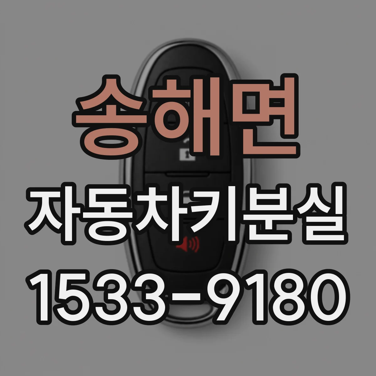 송해면 자동차키분실
