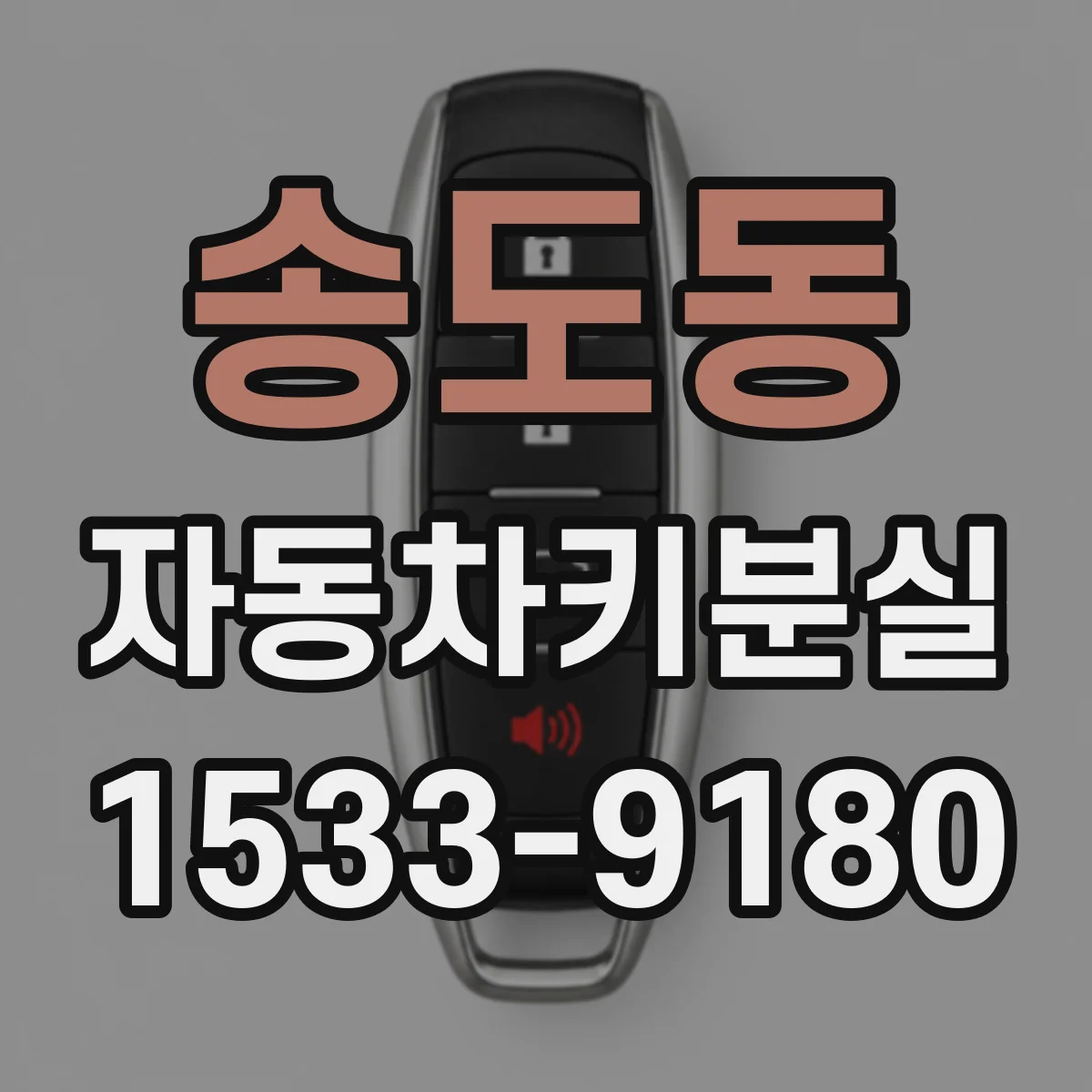 송도동 자동차키분실
