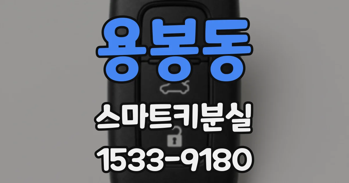 용봉동 스마트키분실