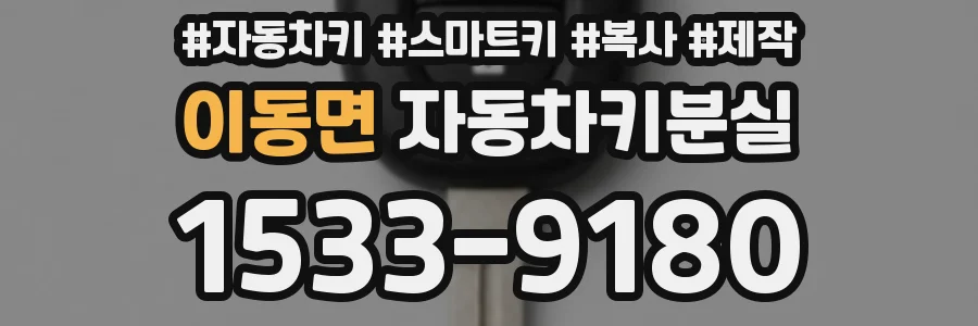 이동면 자동차키분실