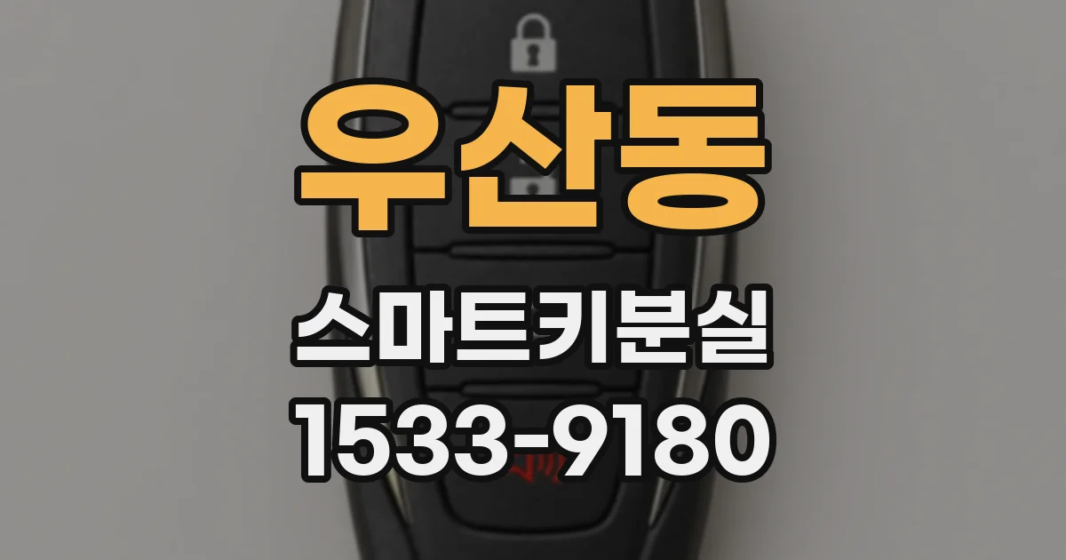 우산동 스마트키분실