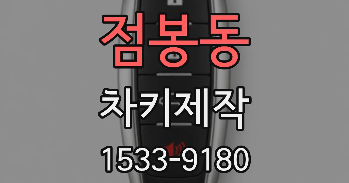 점봉동 차키제작
