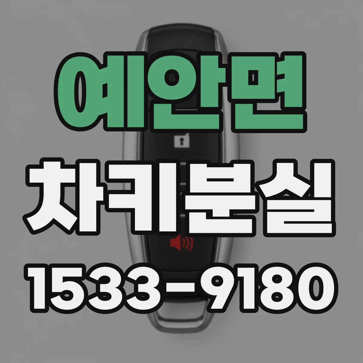 예안면 차키분실