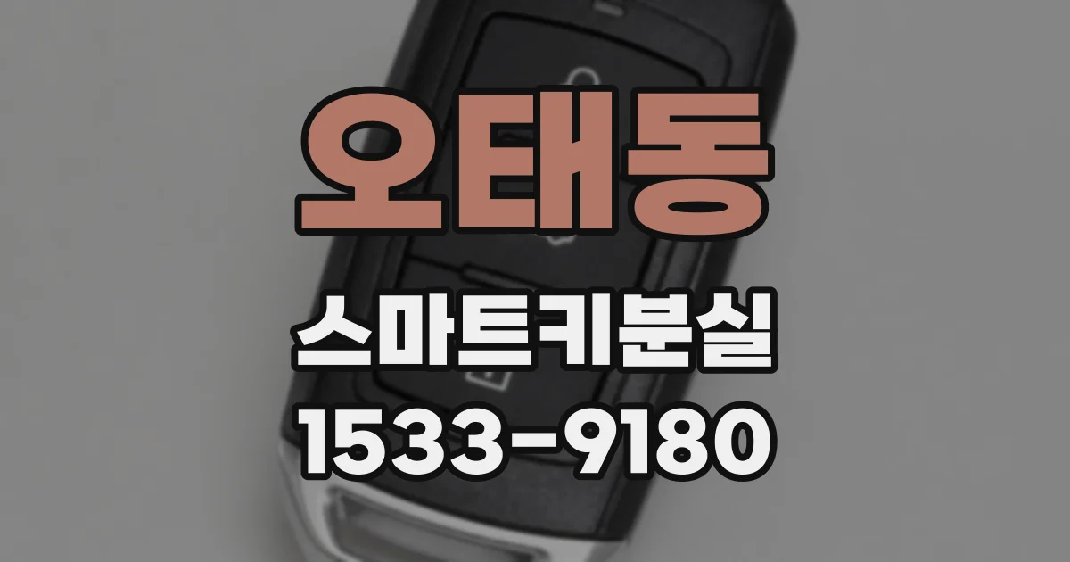 오태동 스마트키분실