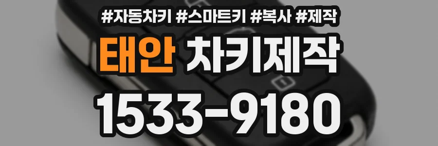 태안 차키제작