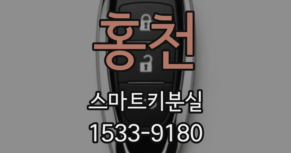 홍천 스마트키분실