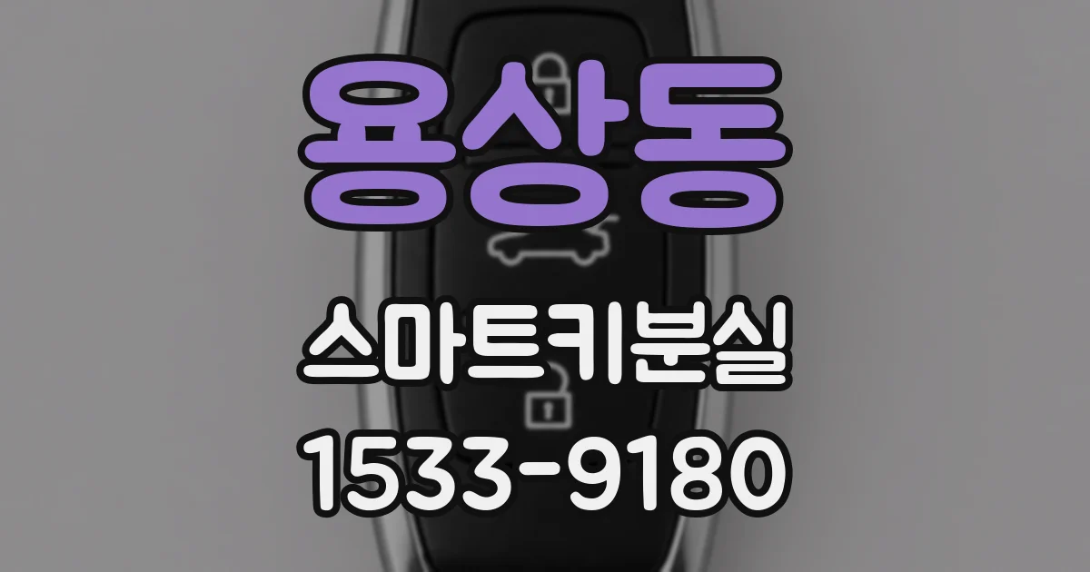 용상동 스마트키분실