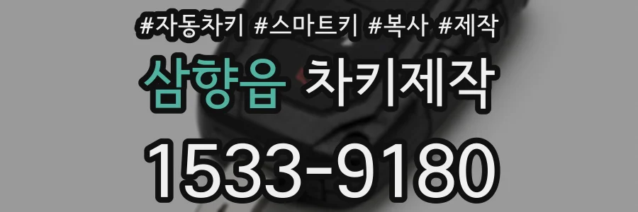 삼향읍 차키제작