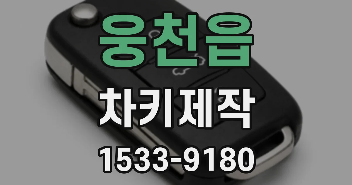 웅천읍 차키제작