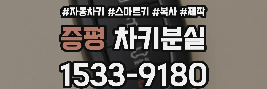 증평 차키분실