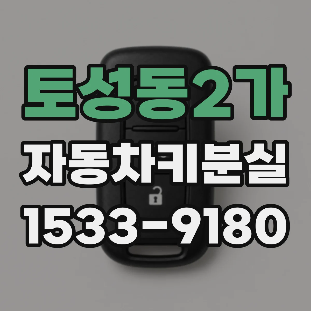토성동2가 자동차키분실