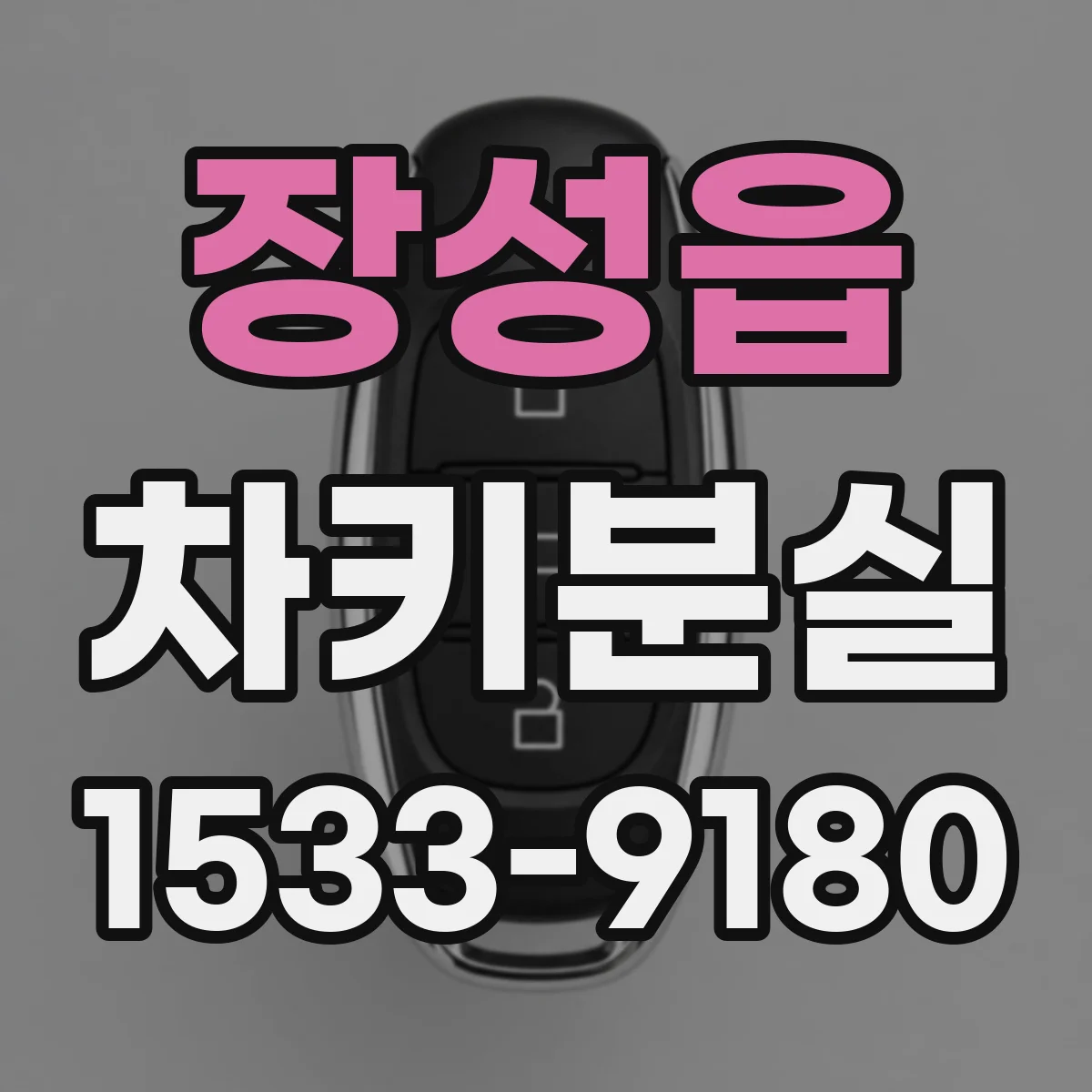 장성읍 차키분실