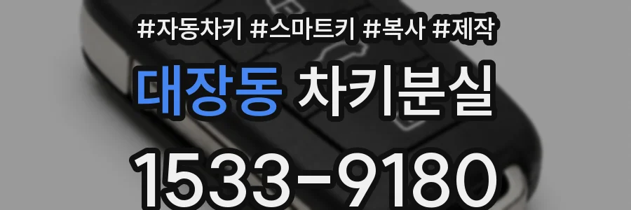 대장동 차키분실