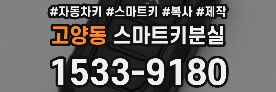 고양동 스마트키분실