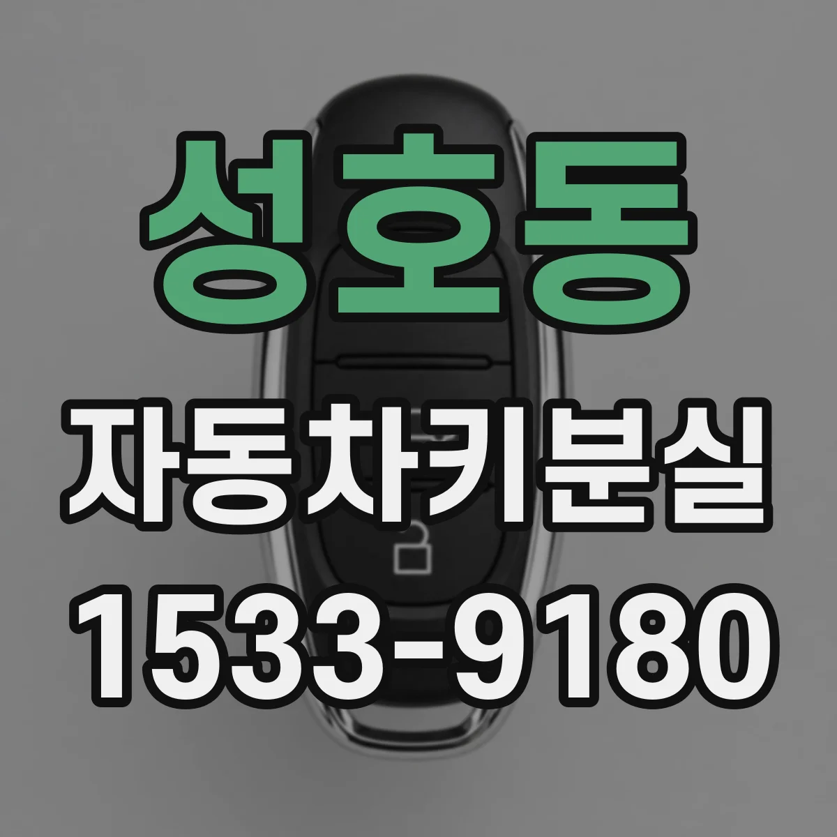 성호동 자동차키분실
