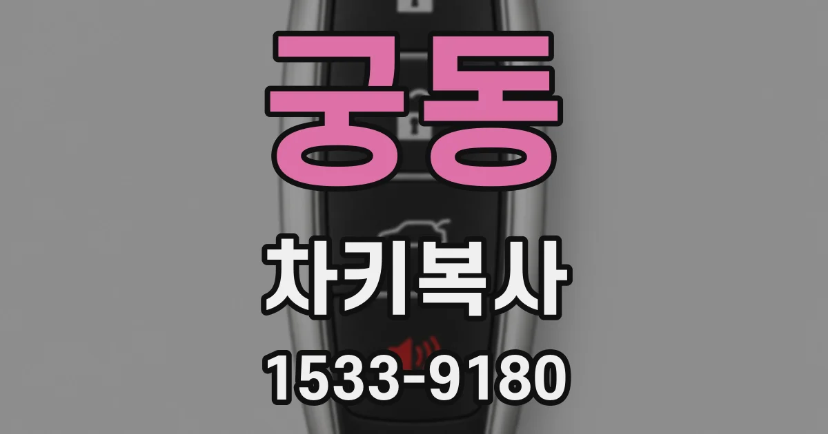 궁동 차키복사