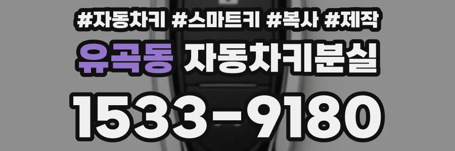 유곡동 자동차키분실