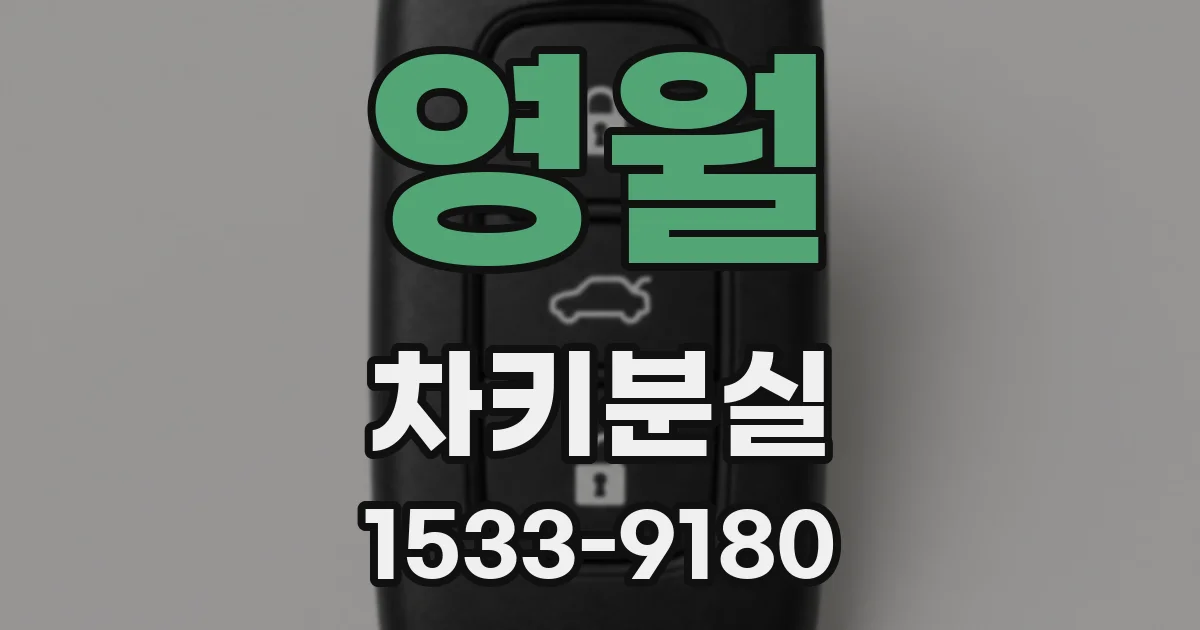 영월 차키분실