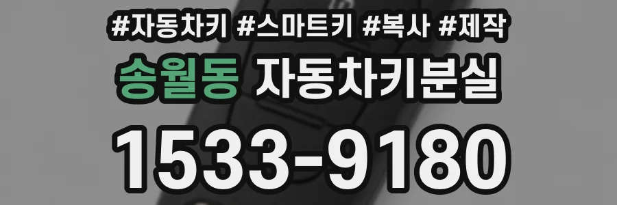 송월동 자동차키분실