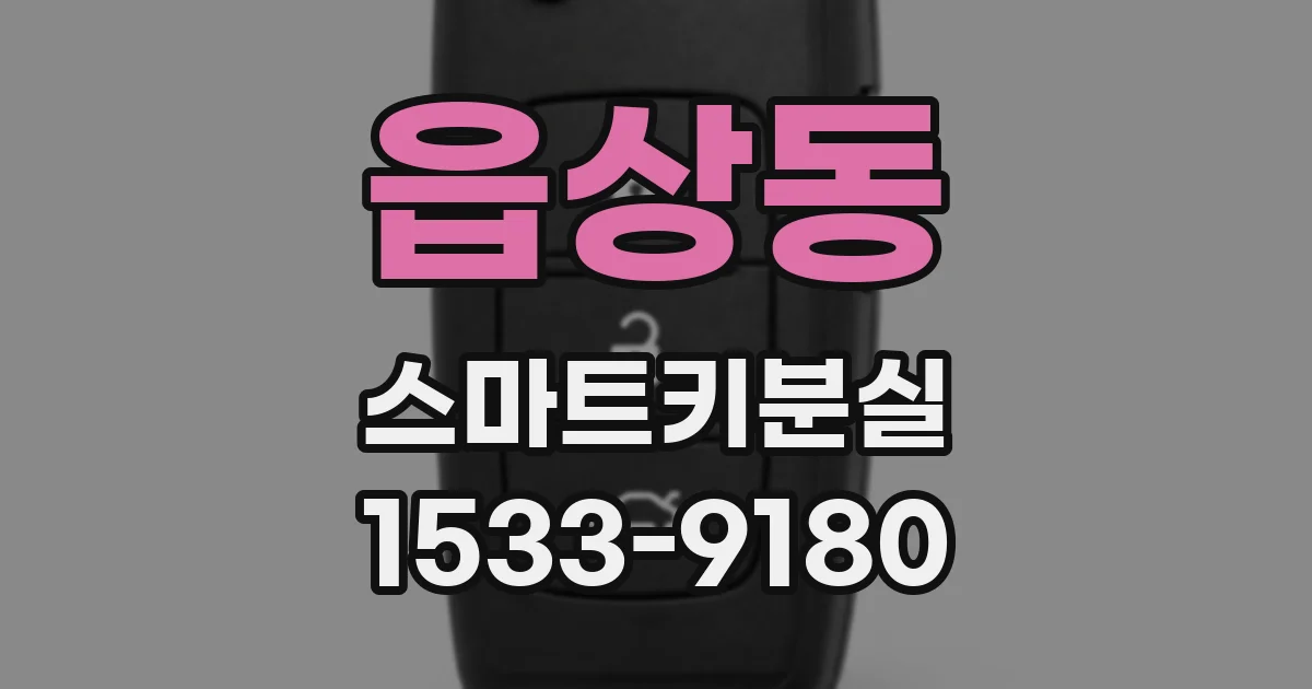 읍상동 스마트키분실