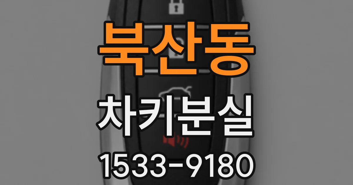북산동 차키분실