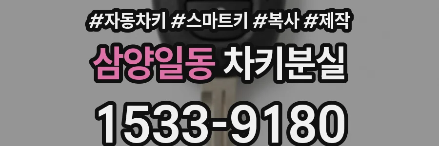 삼양일동 차키분실