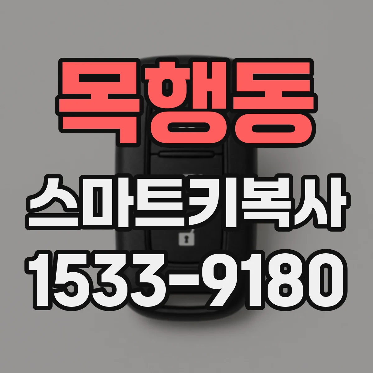 목행동 스마트키복사