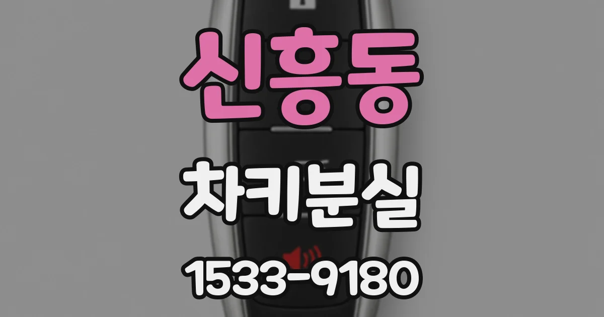 신흥동 차키분실
