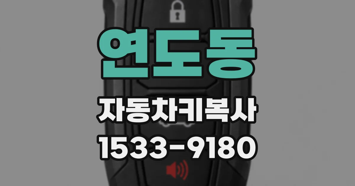 연도동 자동차키복사
