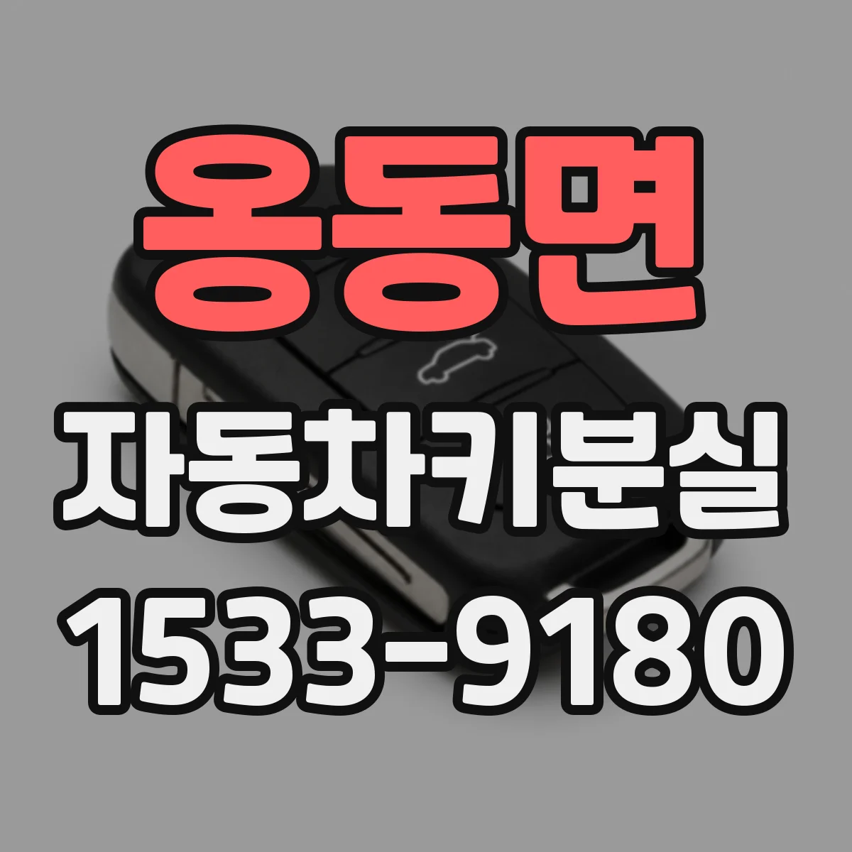 옹동면 자동차키분실