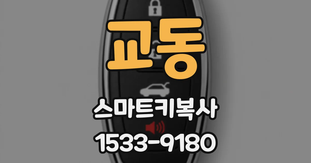 교동 스마트키복사