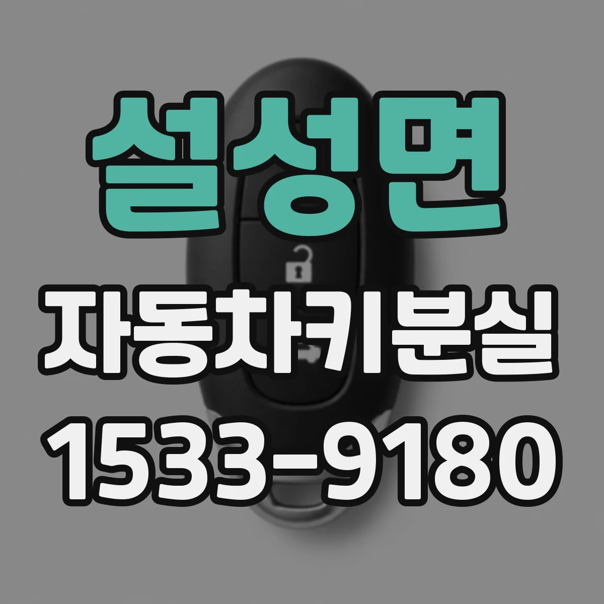 설성면 자동차키분실