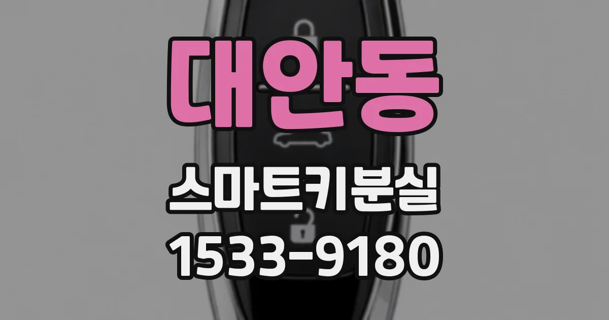대안동 스마트키분실