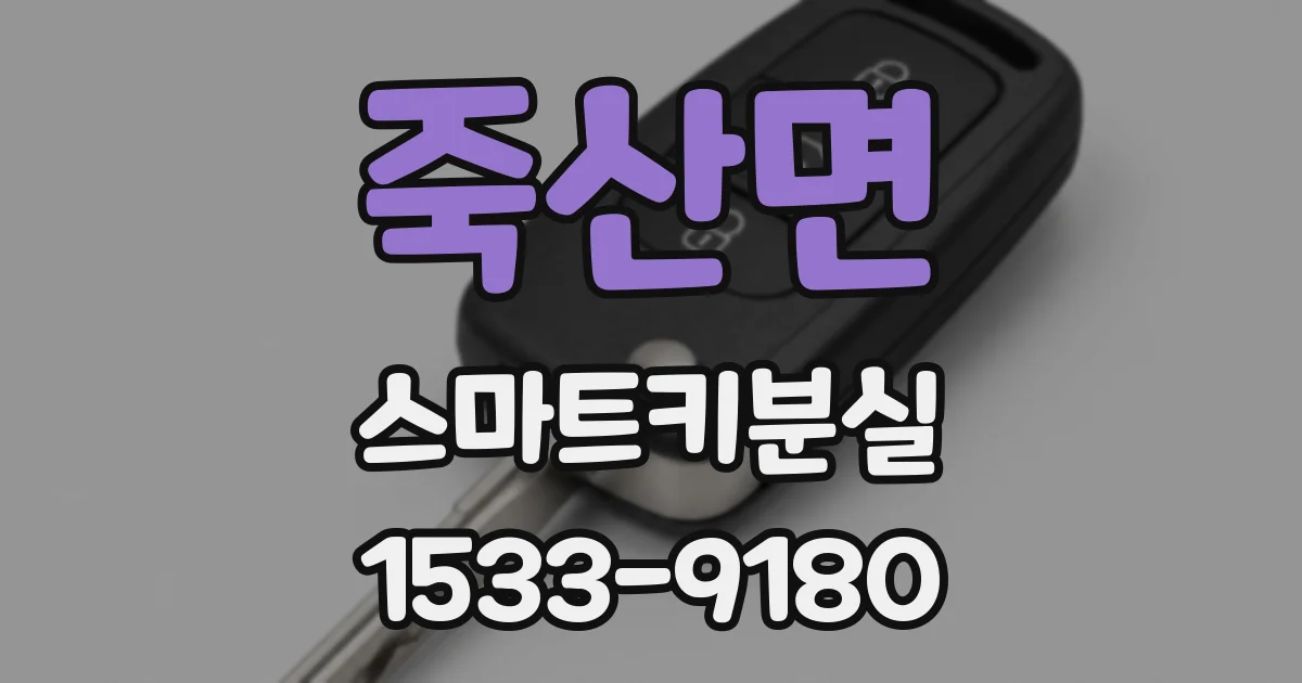 죽산면 스마트키분실