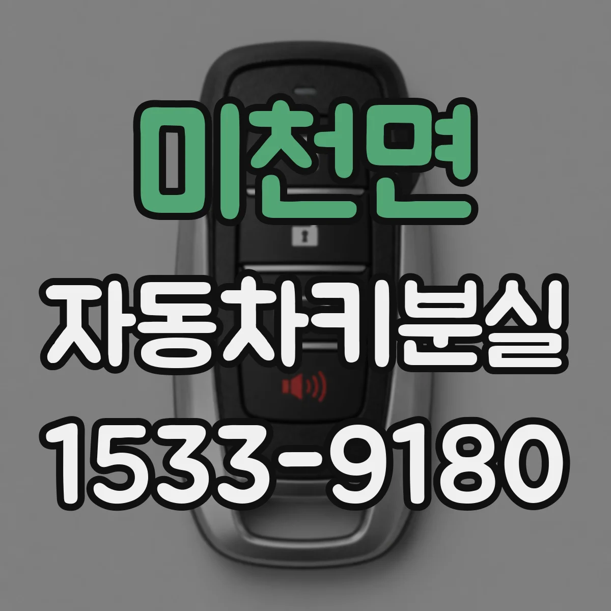 미천면 자동차키분실