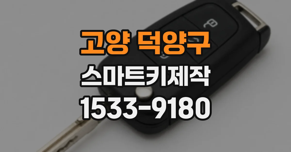 고양 덕양구 스마트키제작