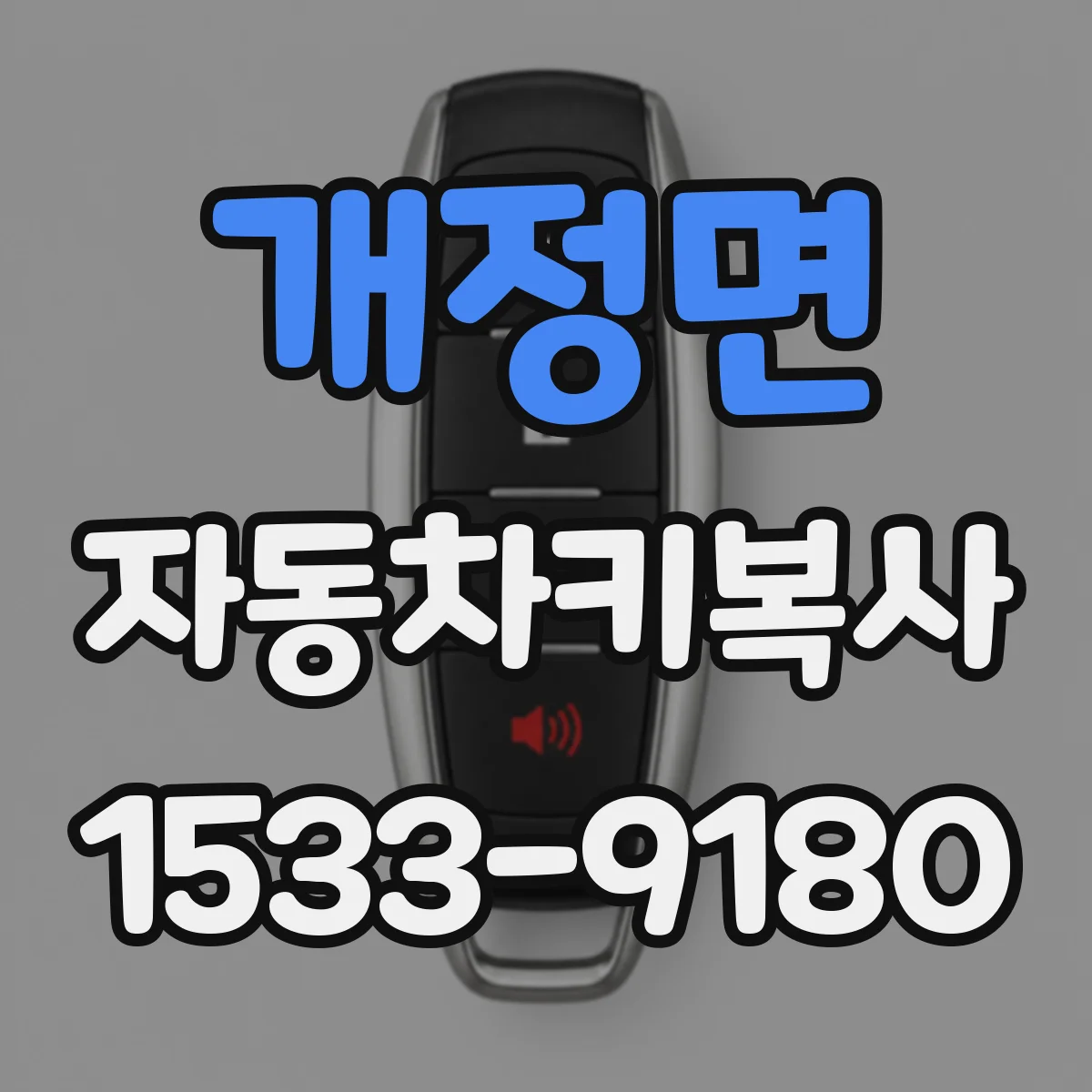 개정면 자동차키복사