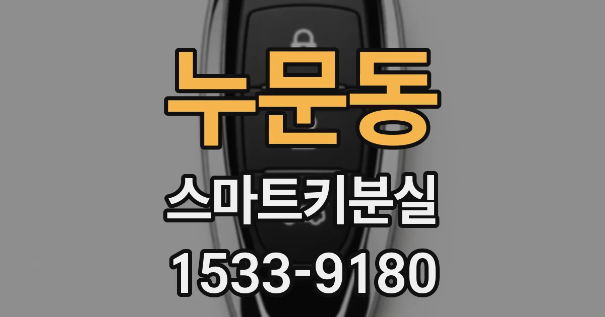 누문동 스마트키분실