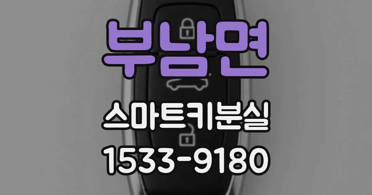 부남면 스마트키분실